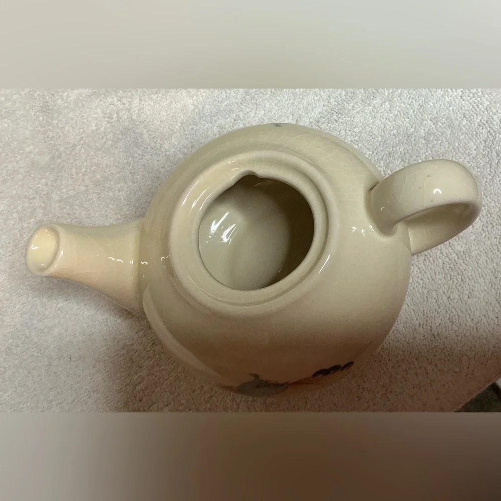 Corelle Corning Coordinates Mini Tea Pot W/ Lid Abundace Pattern With Org. Box